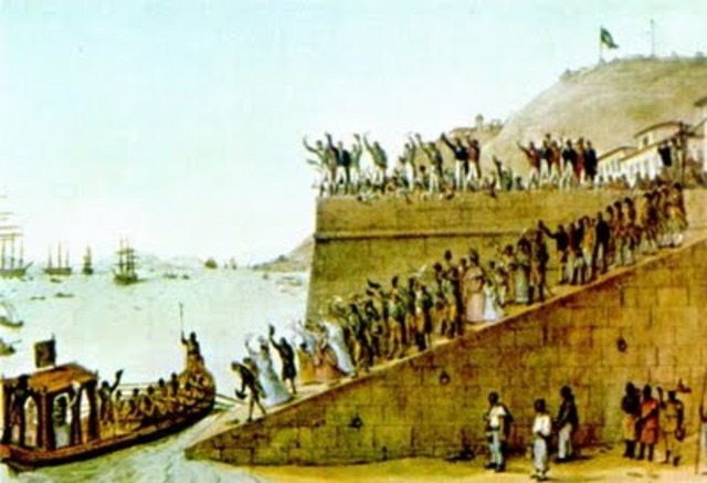 D. João VI, e a Corte, regressam a Portugal