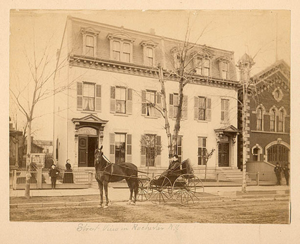 The Anthony family moved to Rochester.