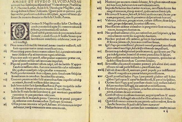 Martin Luther 95 Theses