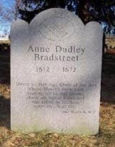 Anne Bradstreet passes away