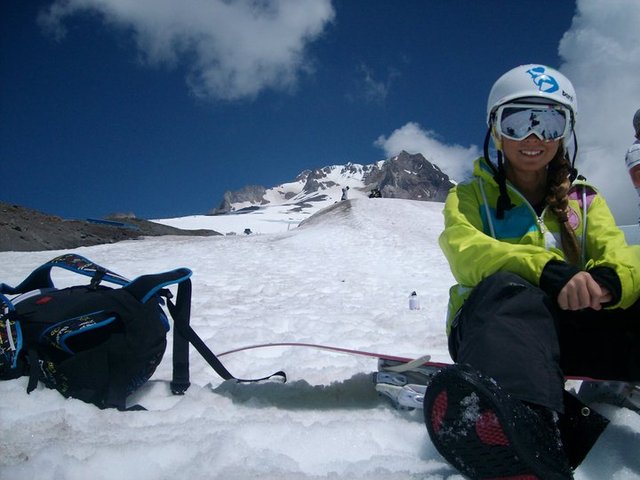 Sono andato in un campc di snowboarding per l'estate