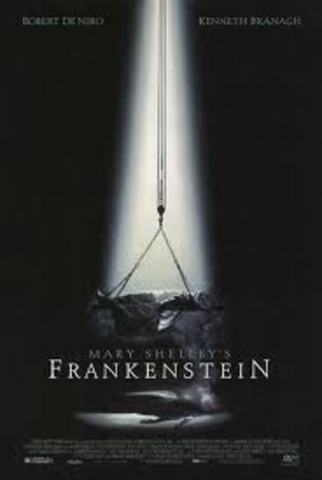 Mary Shelley, daughter of Mary Wollstonecraft, publishes Frankenstein