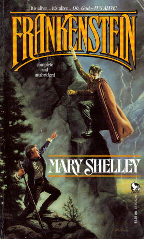 Mary Shelley, daughter of Mary Wollstonecraft, publishes Frankenstein