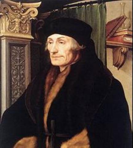 Erasmus writes The Praise of Folly