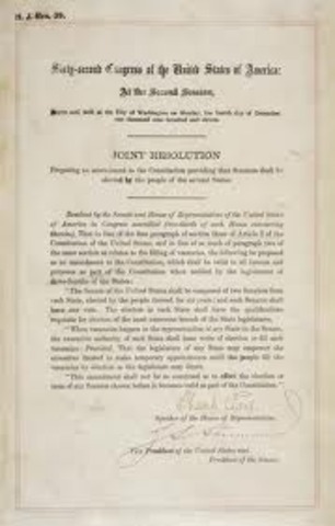 Seventeenth Amendment