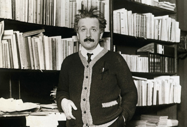 Einstein in the Library