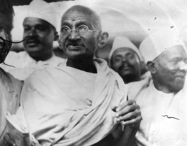 Gandhi leads Indian campaign of civil disobedience