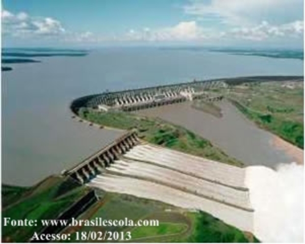 Fica pronta a Usina Hidrelética de Itaipu.