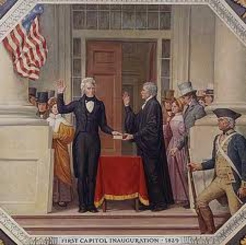 Andrew Jackson becomes president