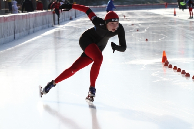 First speed skating race!