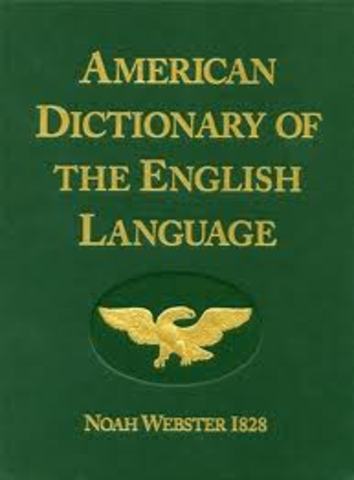 Noah Webster publishes An American Dictionary of the English Language
