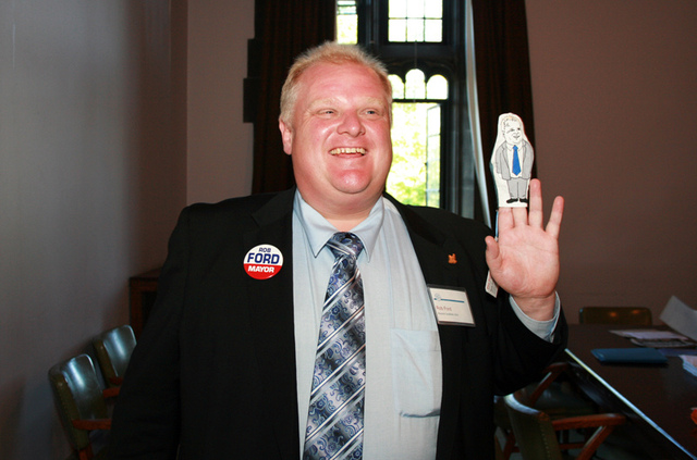 Rob Ford files to be a candidate in 2010 election