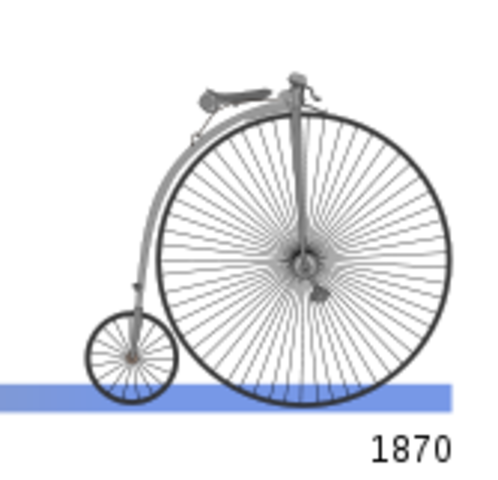 la primera bicicleta