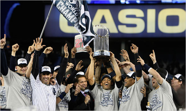 YANKEES WIN 27 WORLD SERIES