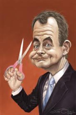 GRAN RETALLADA DE ZAPATERO