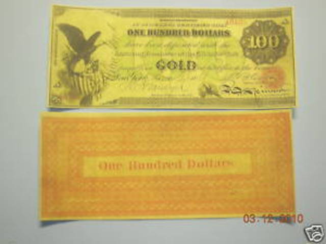 Gold Certificates