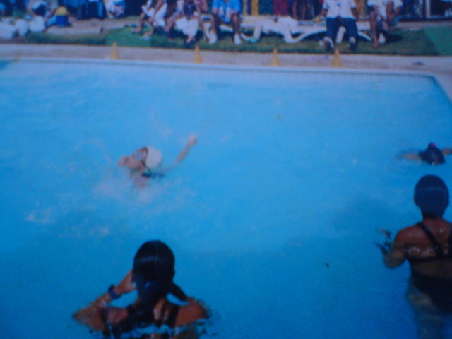 Gane mi primera competencia natacion