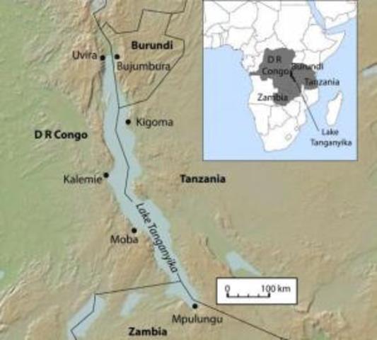 German East Africa is split Up