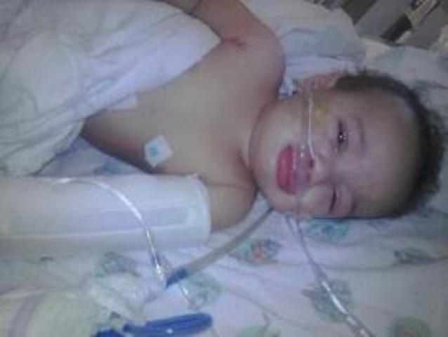 Kameron fue diagnosticado con neumonía