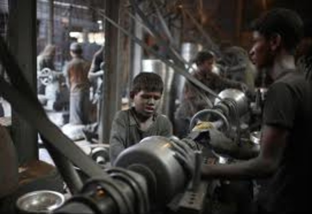 One of a series of ineffective Factory Acts prohibits employment of children under nine