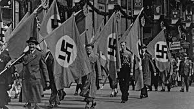 March 13	 Germany annexes Austria