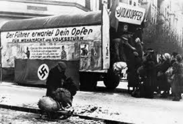 September 23	Jews are forced to turn in radios, cameras, and other electric objects to the police. Jews receive more restrictive ration coupons than other Germans. They do not receive coupons for meat, milk, etc. Jews also receive fewer and more limited c