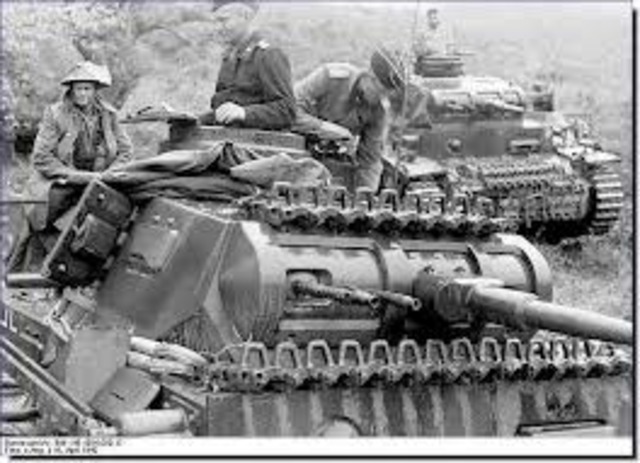 April 6	 The German army invades Yugoslavia and Greece.