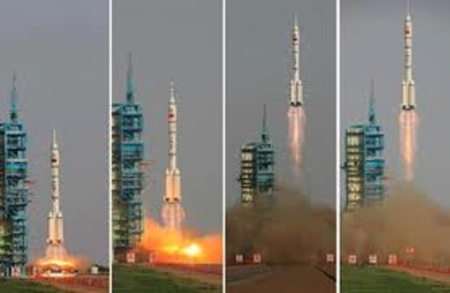 China Launches First Manned Space Mission