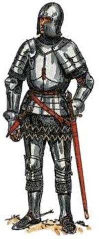 1400s suit of armour