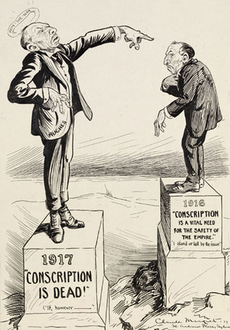 Conscription introduced into Australia