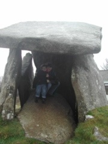 I went to Trethevy Quoit.