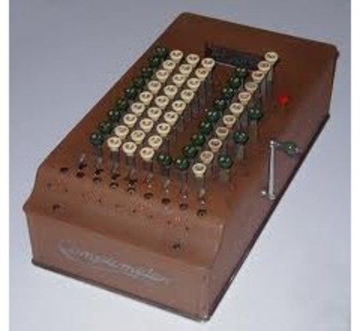 Dorr Felt-en "comptómetro"-a