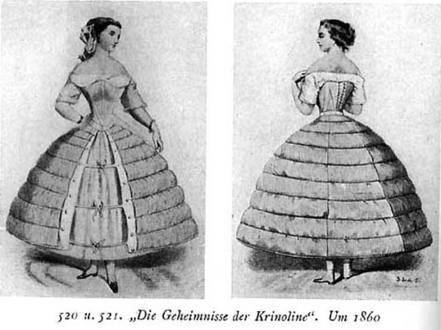 skirts expanded to their maximume size