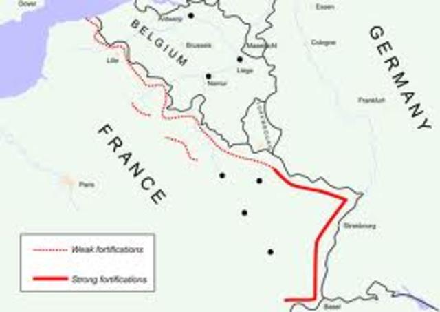 Maginot Line Built