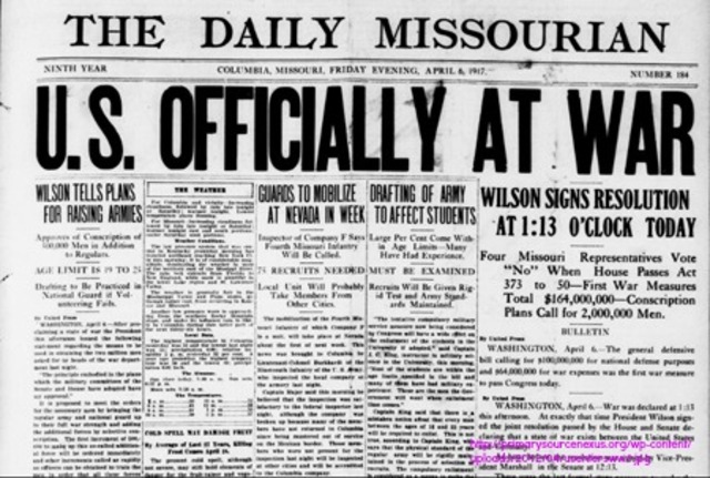 Americans joined the war