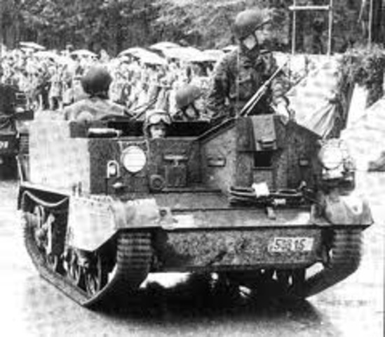 The German army invades North Africa.