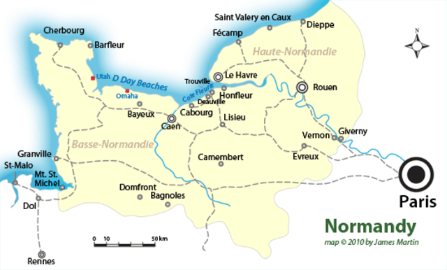 The Allied Powers invade Normandy.