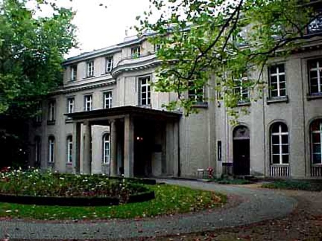Fifteen Nazi and government leaders meet at Wannsee, a section of Berlin, to discuss the "final solution to the Jewish question".