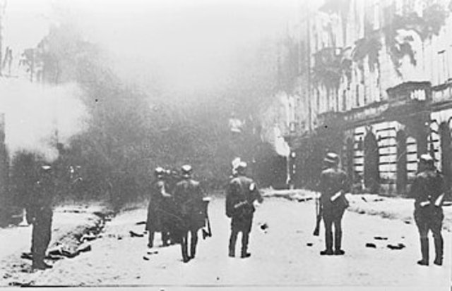 Jewish fighting organizations established in the Warsaw ghetto