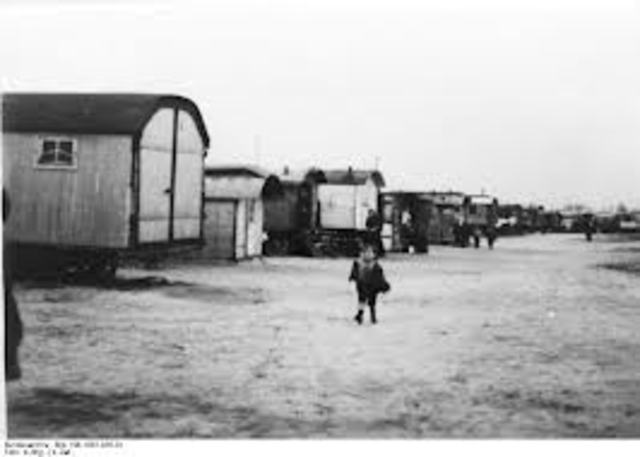 All Gypsies in Germany and Nazi occupied countries, with few exceptions, are arrested and deported to Auschwitz-Birkenau.