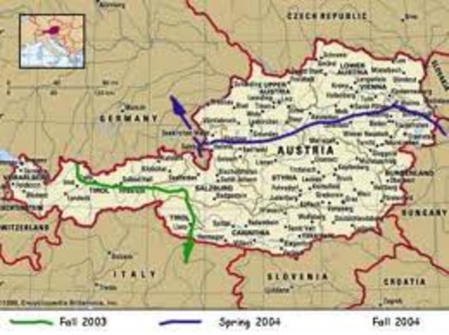 First group of German and Austrian Jews are deported to ghettos in eastern Europe.