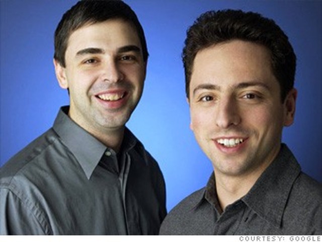 Larry Page and Sergey Brin meet