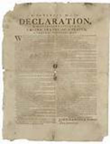 American Declaration of Independence
