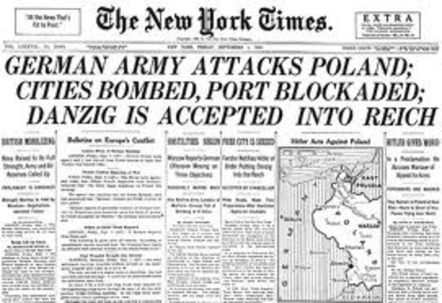 Alemania invade Polonia