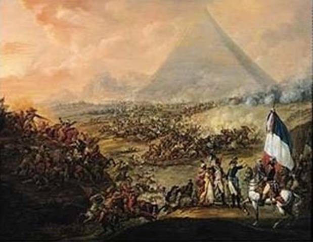 Napoleon begins his Egyptian Campaign