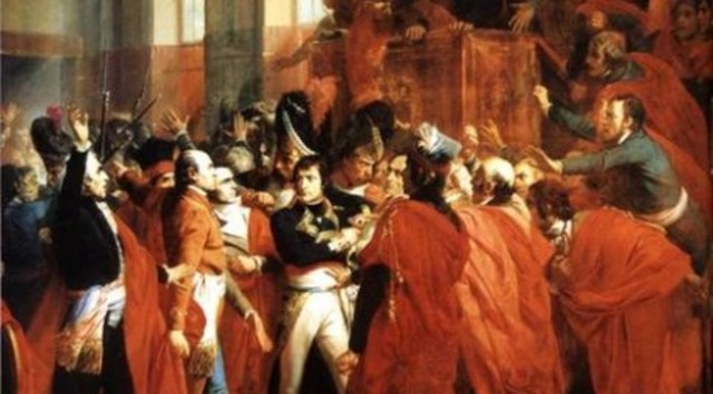 ·Following a coup d'etat, Napoleon becomes First Consul of the new French government