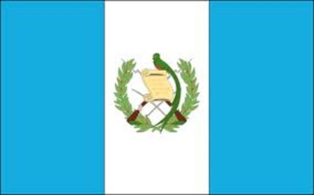 Guatemala Nueva Bandera y Escudo de armas