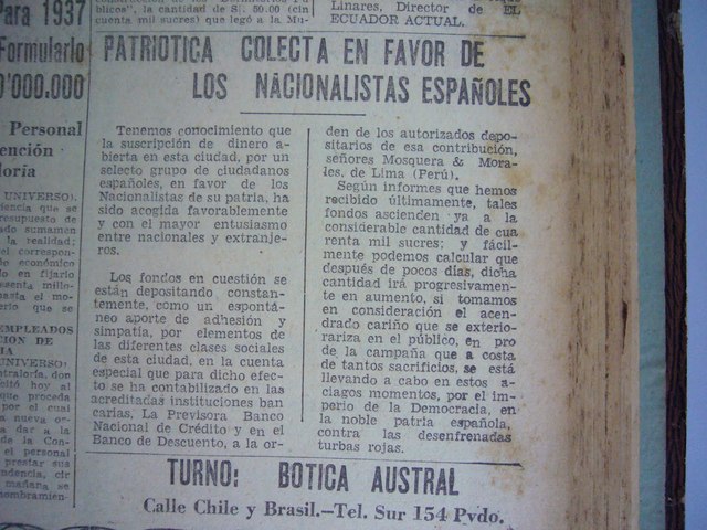 Estallido de la Guerra Civil Española