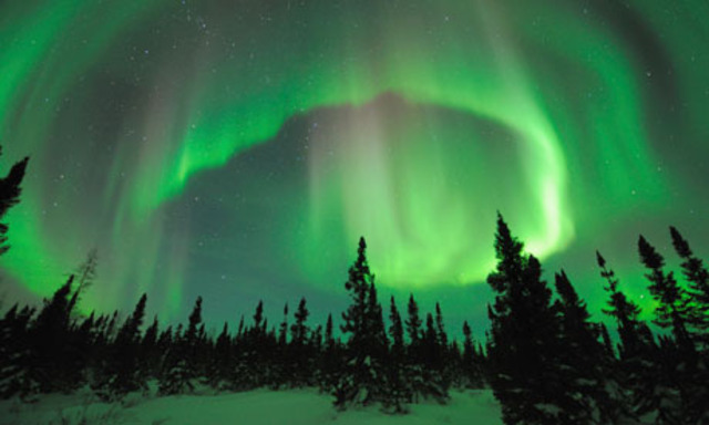 Record of seeing the northern lights