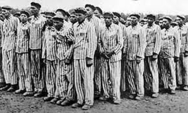 Jews in Germany sent to concentration camps
